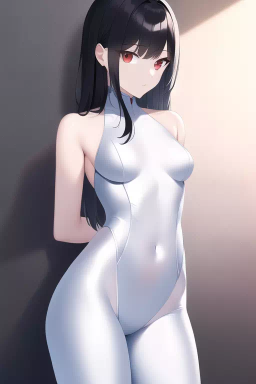 White bodysuit+拘束