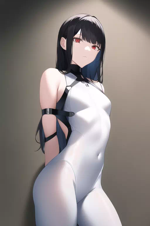 White bodysuit+拘束