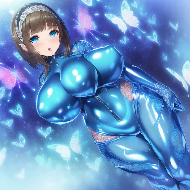 【NovelAI】Rubber hypnosis girl