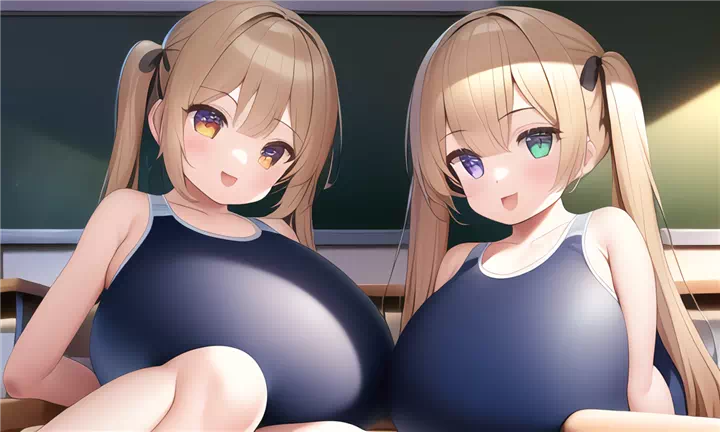 スク水ロリ爆乳⑯