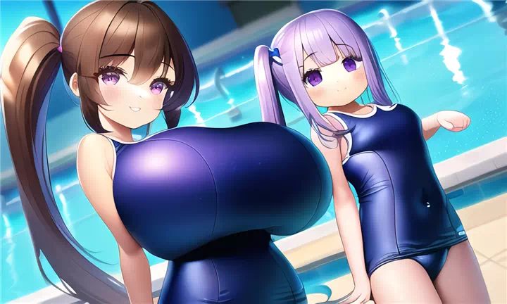 スク水ロリ爆乳⑯