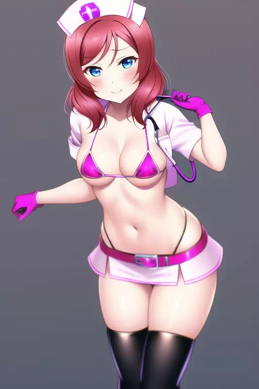 Sexy nurse maki