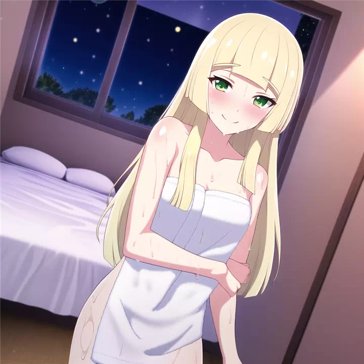 Lillie After Shower