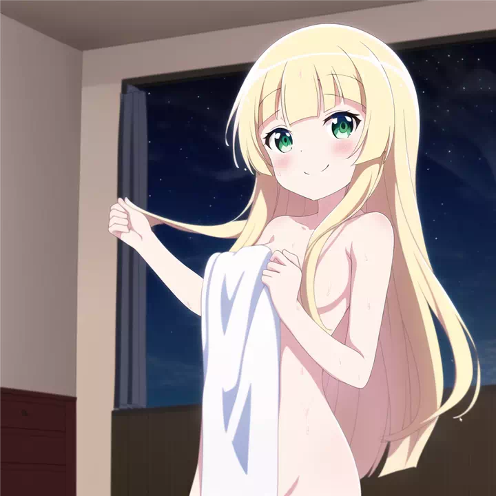 Lillie After Shower