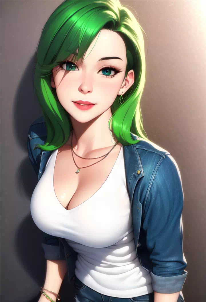 緑髪! Green Hair Ladies