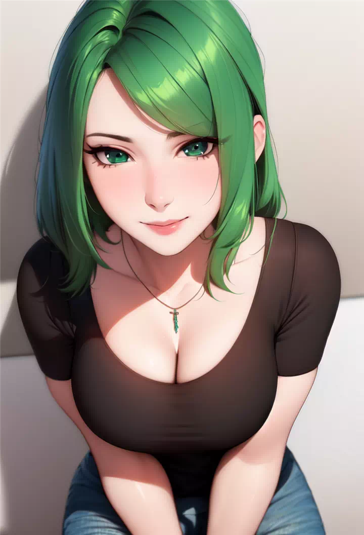 緑髪! Green Hair Ladies