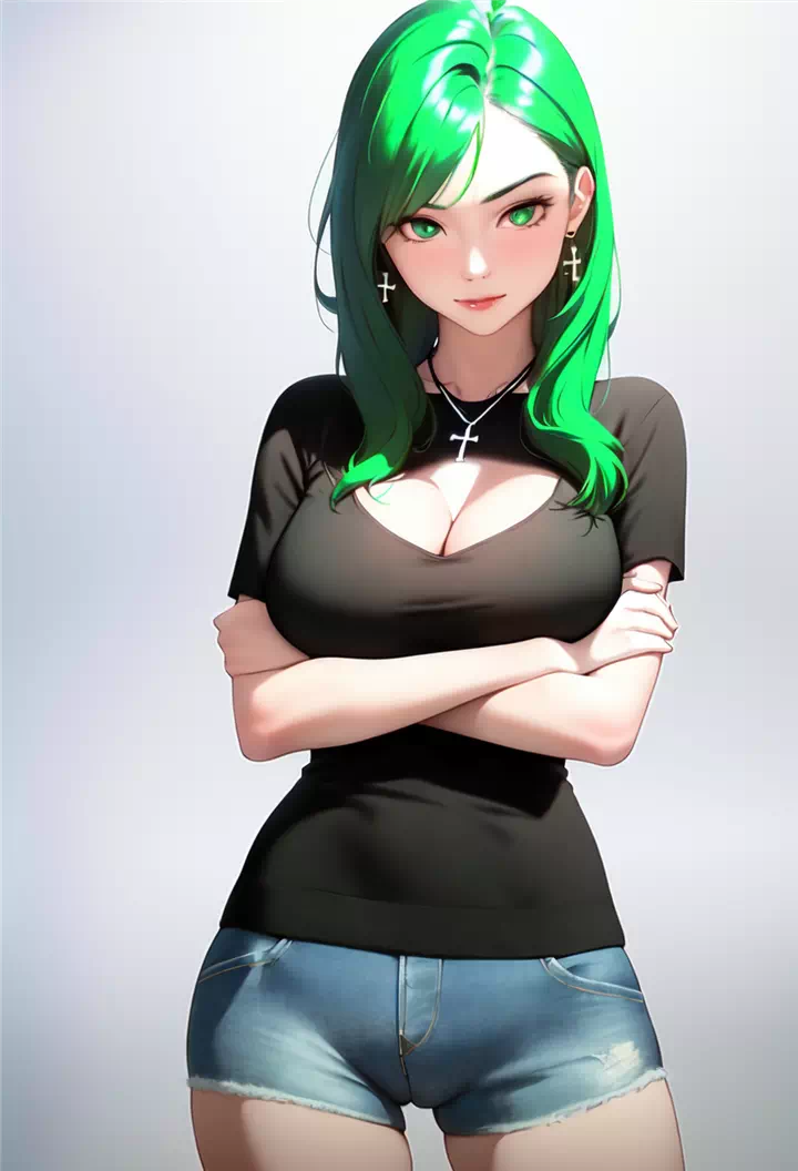 緑髪! Green Hair Ladies