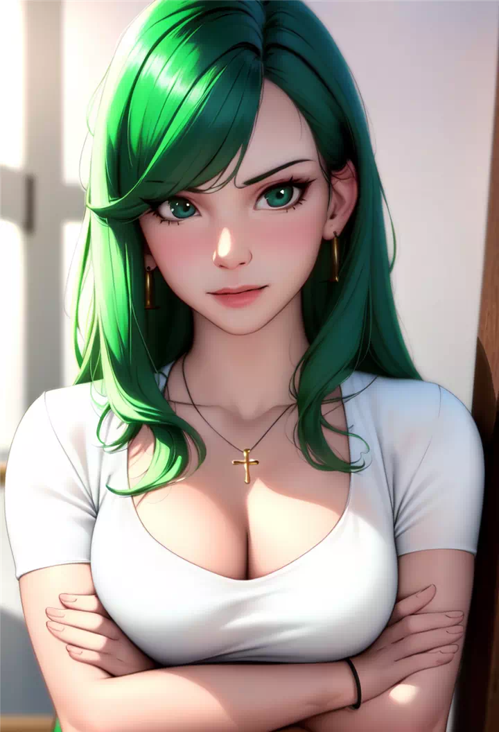 緑髪! Green Hair Ladies