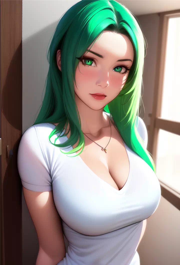 緑髪! Green Hair Ladies