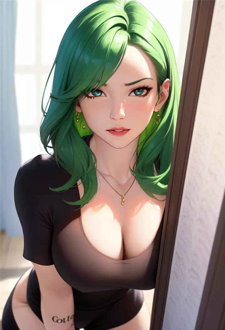 緑髪! Green Hair Ladies