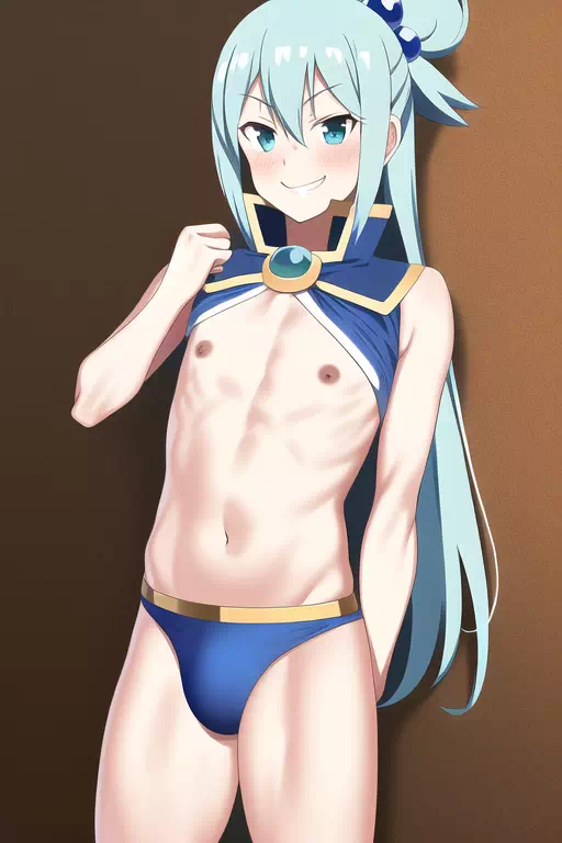 Femboy Aqua Gets Thick Too