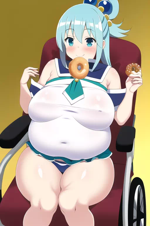 Femboy Aqua Gets Thick Too