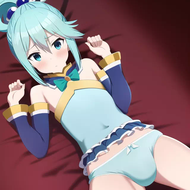 Femboy Aqua Gets Thick Too