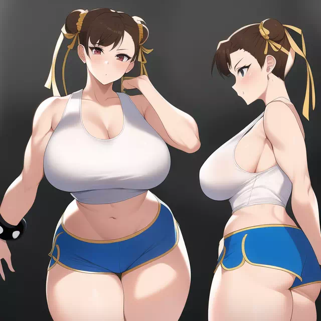 AI： Tanktop and Hotpants Variety