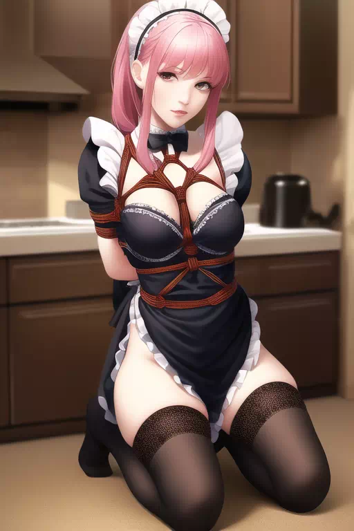 AI bondage maid