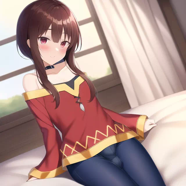 Femboy Megumin Upskirts