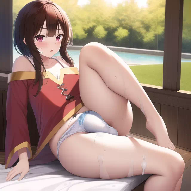 Femboy Megumin Upskirts