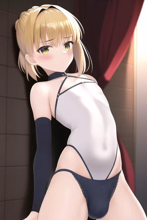 Femboy Saber Bimbofication