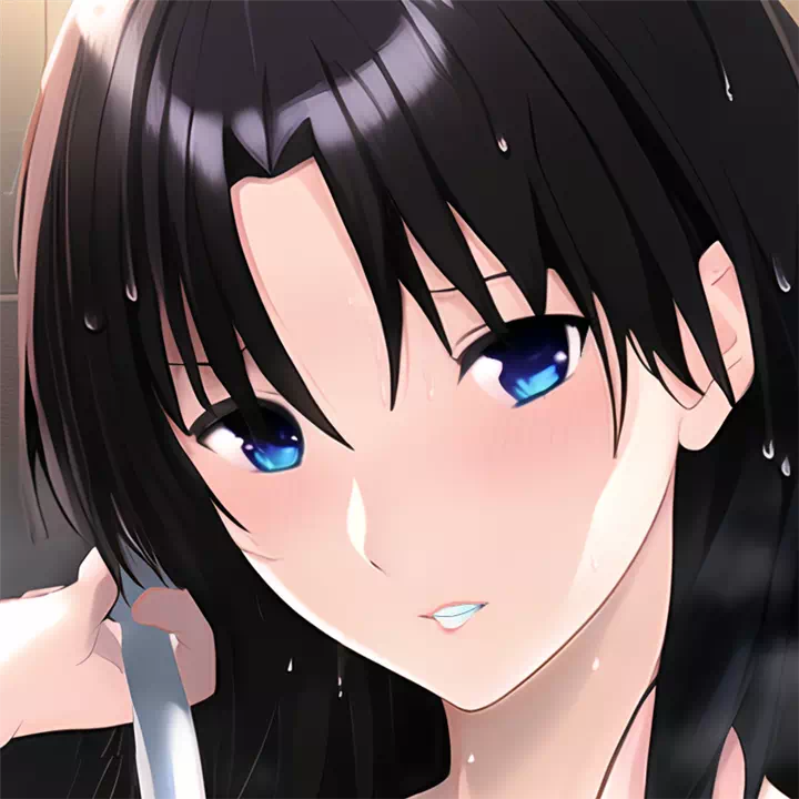 Ryougi Shiki in Shower