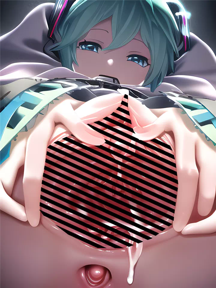 8)miku spread pussy #1