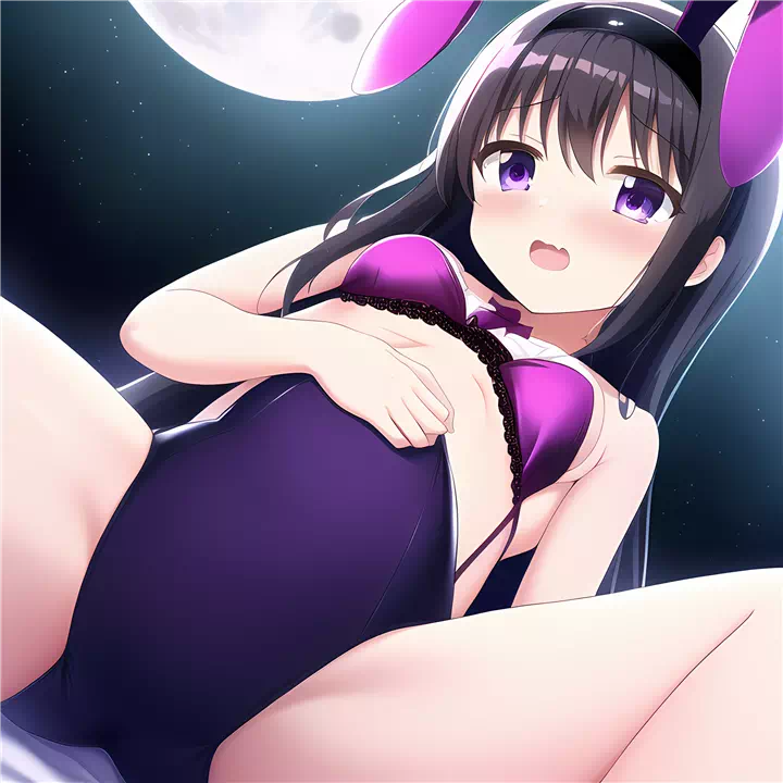 ツキノヨルセイニクルフホムラ(bunny homura)