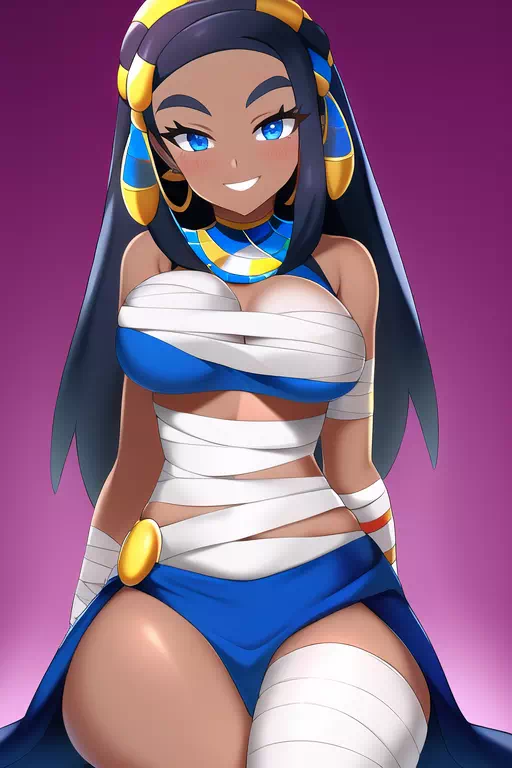 AI： Nessa’s Naked Mummy costume