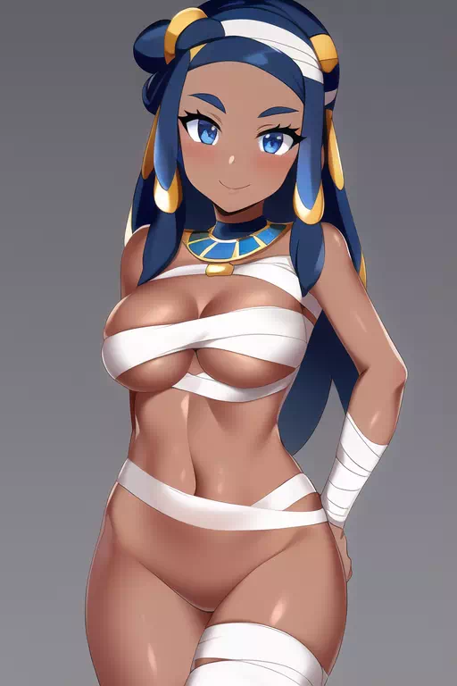 AI： Nessa’s Naked Mummy costume