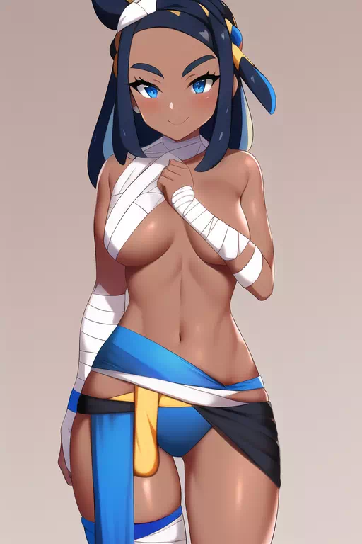 AI： Nessa’s Naked Mummy costume