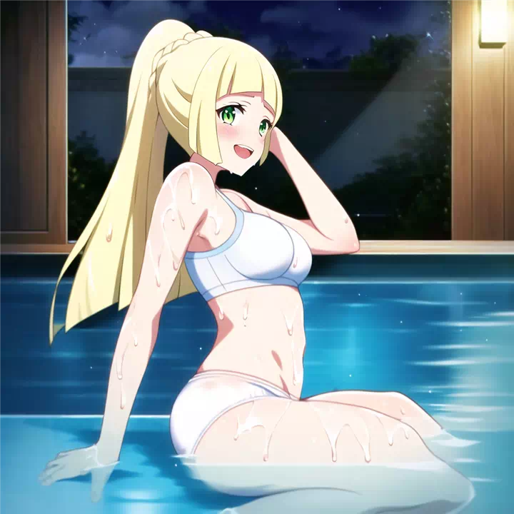 Lillie wants to swim naked!