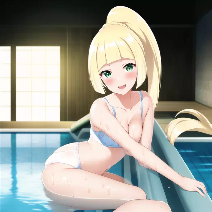 Lillie wants to swim naked!