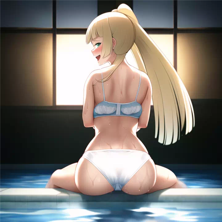 Lillie wants to swim naked!