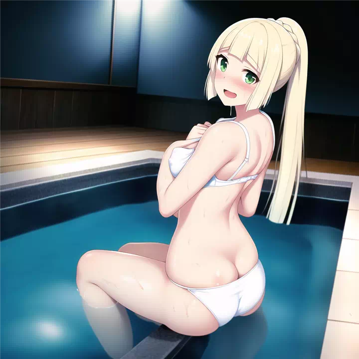 Lillie wants to swim naked!