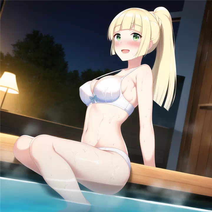 Lillie wants to swim naked!