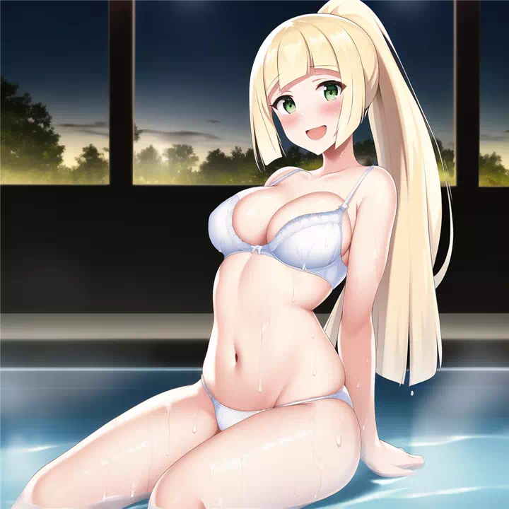 Lillie wants to swim naked!