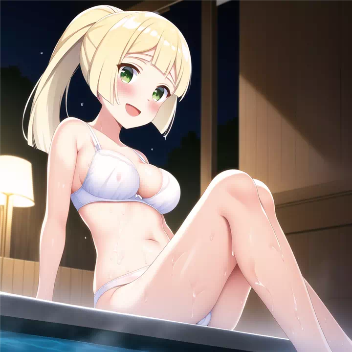 Lillie wants to swim naked!