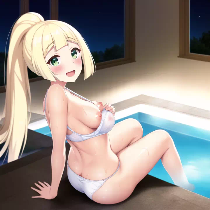 Lillie wants to swim naked!