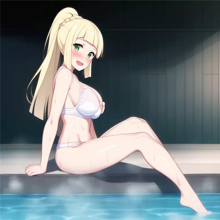 Lillie wants to swim naked!