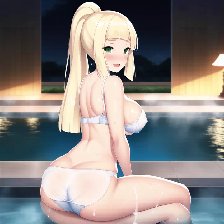 Lillie wants to swim naked!