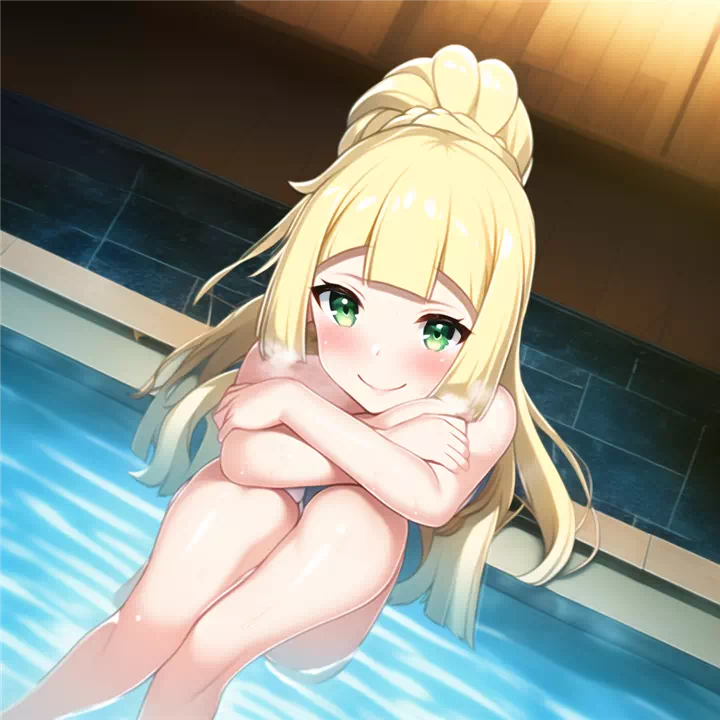 Lillie wants to swim naked!