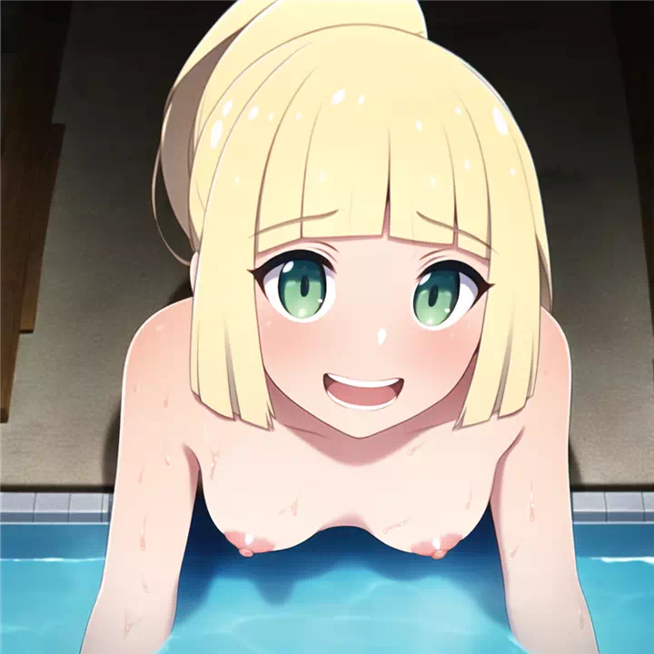 Lillie wants to swim naked!