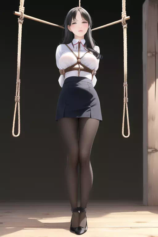 AI bondage Girl