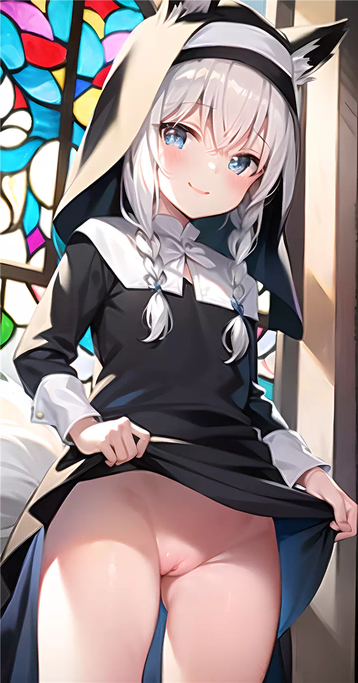 Fubuki petanko nun ecchi p2