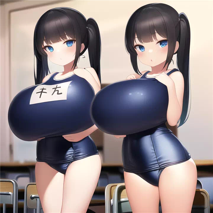 スク水ロリ爆乳⑱