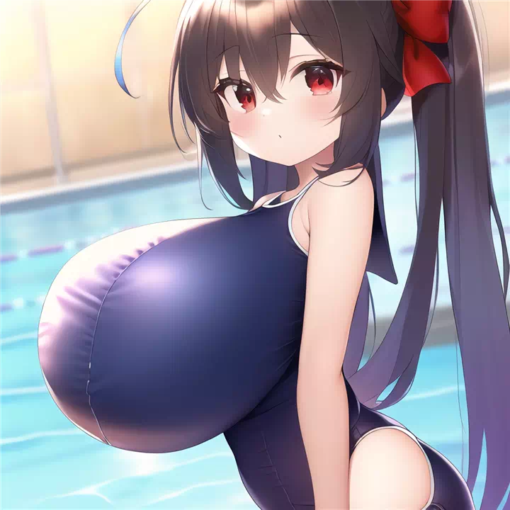 スク水ロリ爆乳⑱