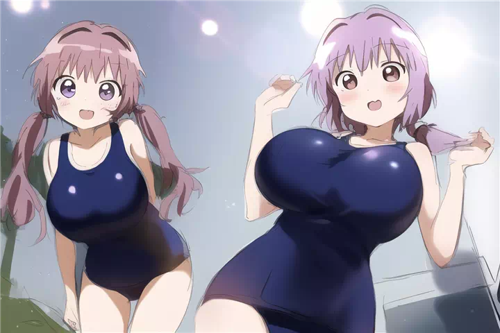 何処かで見たようなキャラのスク水爆乳詰め合わせ⑦