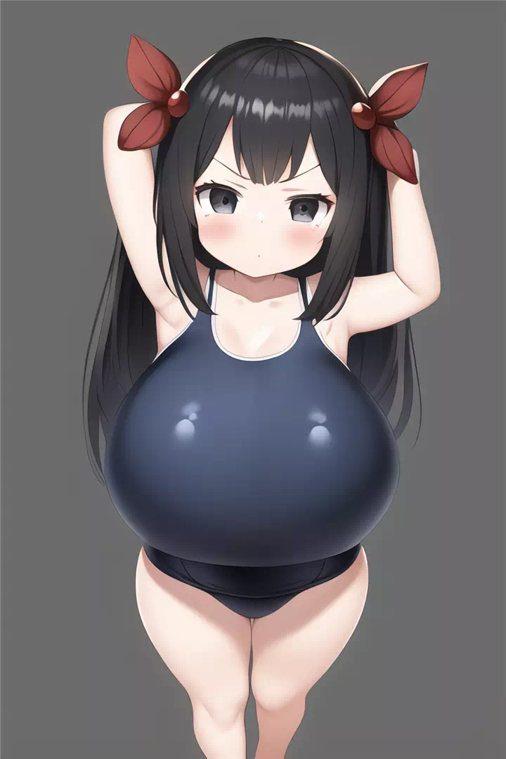 何処かで見たようなキャラのスク水爆乳詰め合わせ⑦