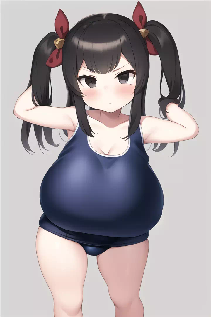 何処かで見たようなキャラのスク水爆乳詰め合わせ⑦