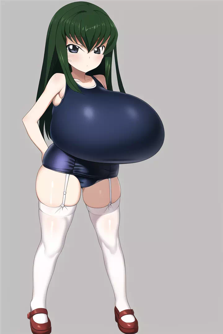 何処かで見たようなキャラのスク水爆乳詰め合わせ⑦