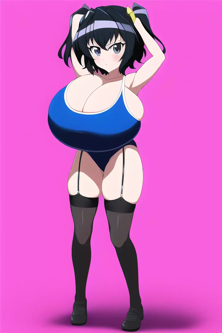 何処かで見たようなキャラのスク水爆乳詰め合わせ⑦