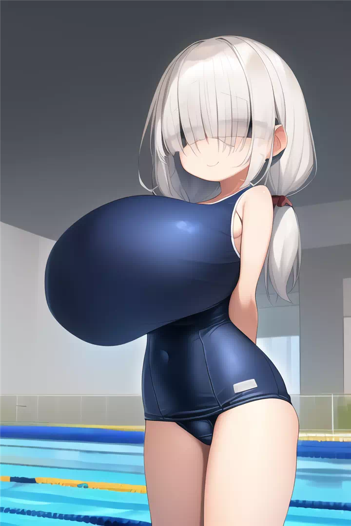 スク水ロリ爆乳看板娘(妹2)